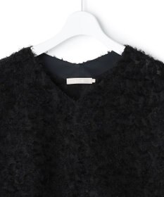 ICB L シアーカットジャガード Vネックトップス