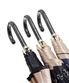 MOONBAT 【雨傘】ランバン オン ブルー (LANVIN en Bleu) リボン ハート ナイロンサテン 長傘