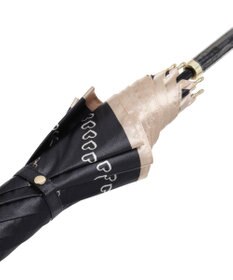 MOONBAT 【雨傘】ランバン オン ブルー (LANVIN en Bleu) リボン ハート ナイロンサテン 長傘