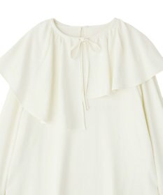 CRAFT STANDARD BOUTIQUE ＜セレモニー＞着脱可能/2WAYフリルカラーブラウス