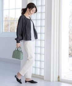 Tiaclasse 【新色追加・洗える】シアーブルゾン