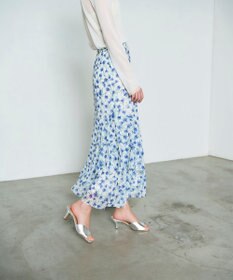 GRACE CONTINENTAL スモールフラワーマーメイドスカート