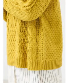 earth music&ecology ウォッシャブルケーブルプルオーバー