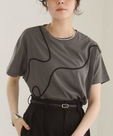 WEGO 【ANGIE VINTAGE】コード刺繍デザインTシャツ