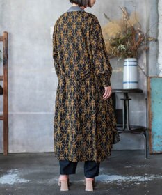 muuc 【2WAY】【上質なコットン100%生地】イラカ柄刺繍コットン 羽織り＆シャツワンピース