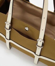 TOPKAPI 【Breath TOPKAPI】FRAME フレーム レザーベルト ワイド ミニ トートバッグ