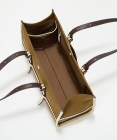 TOPKAPI 【Breath TOPKAPI】FRAME フレーム レザーベルト ワイド ミニ トートバッグ