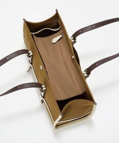 TOPKAPI 【Breath TOPKAPI】FRAME フレーム レザーベルト ワイド ミニ トートバッグ