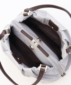 LA BAGAGERIE ソフトエナメル2WAYハンドバッグ Mサイズ