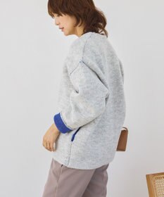 AMERICAN HOLIC ＶネックＷフェイスニットカーディガン