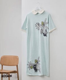 une nana cool 【ムーミン】MOOMIN × une nana ccol　なめらかふわふわワンピース