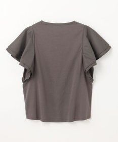 ANY L 【シワになりにくい】ダブルフレアスリーブカットソー