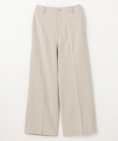 ANY L 【洗濯機可/ストレッチ/ウエストゴム/裏起毛】マルチファンクションストレッチワイドパンツ