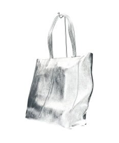 INTER-CHAUSSURES 【ANDREA CARDONE ITALI】メタリックレザートートバッグ