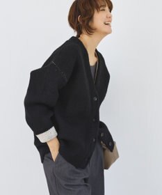 AMERICAN HOLIC ＶネックＷフェイスニットカーディガン