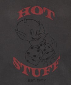 WEGO 【ユニセックス着用ITEM/裏起毛】HOTSTUFFグラフィックプルオーバー