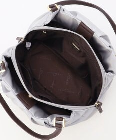 LA BAGAGERIE ソフトエナメル2WAYハンドバッグ Mサイズ