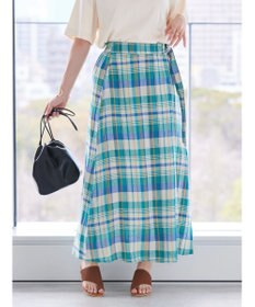 AMERICAN HOLIC ラップ風チェックスカート