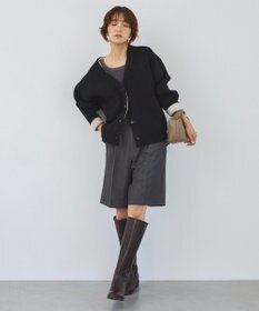 AMERICAN HOLIC ＶネックＷフェイスニットカーディガン