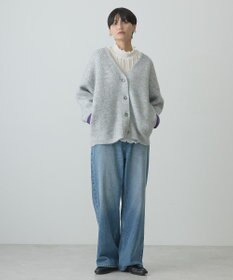 AMERICAN HOLIC ＶネックＷフェイスニットカーディガン