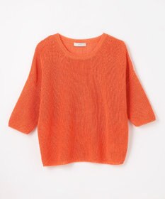 ANY 【洗濯機可/アンチピリング】ギマハーフスリーブニット