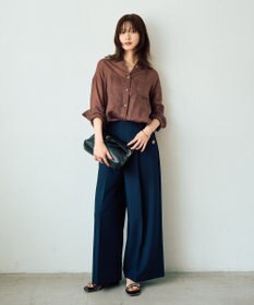 YECCA VECCA 3wayシアーリネンシャツ