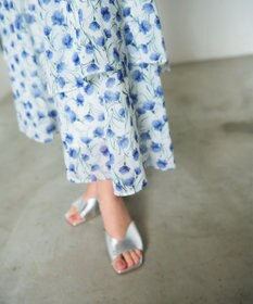 GRACE CONTINENTAL スモールフラワーマーメイドスカート