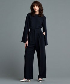 uncrave 【防しわ・洗濯機洗い可】ウォッシャブル ダブルクロス ワイドパンツ（uncrave STANDARD）