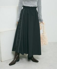 Green Parks ナイロンラインフレアスカート