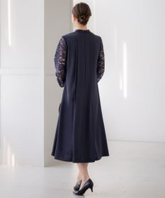 23区 【APPLAUDIR】ノーブルサテン レースコンビドレス