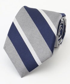 J.PRESS MEN 【STRUCTURE MIX COLLECTION】レジメンタル  ネクタイ ライトグレー系2
