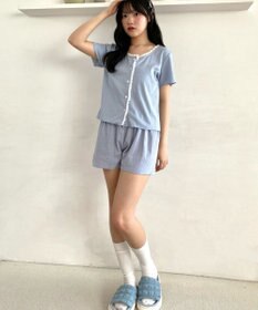 WEGO ワンカラーセットアップルームウェア