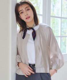 Tiaclasse 【新色追加・洗える】シアーブルゾン