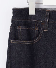 自由区 【洗える】365デニムスリムストレート パンツ