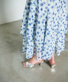 GRACE CONTINENTAL スモールフラワーマーメイドスカート