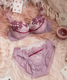 WACOAL ブラジャー 【リボンブラ 胸もとフィットながもち】 動いてもパカパカしにくい レディース BXD409 /ワコール