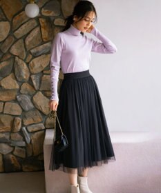 組曲 ルーズフィットタートル ニット