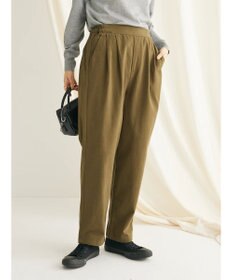 CRAFT STANDARD BOUTIQUE 綿ピーチ綺麗シルエットパンツ