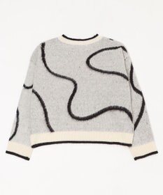 WEGO 【25年秋冬新作】ニュアンスライン配色プルオーバー