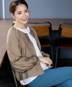 Tiaclasse 【新色追加・洗える】シアーブルゾン