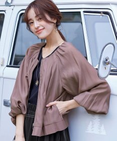 Tiaclasse 【新色追加・洗える】シアーブルゾン