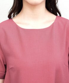 Tiaclasse 【洗える】ギャザーヘムフレアワンピース