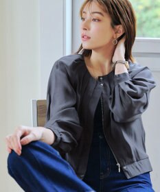 Tiaclasse 【新色追加・洗える】シアーブルゾン