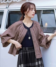 Tiaclasse 【新色追加・洗える】シアーブルゾン