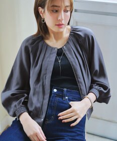 Tiaclasse 【新色追加・洗える】シアーブルゾン