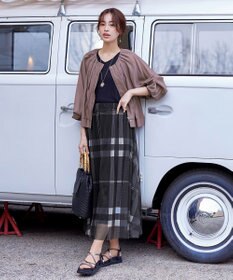 Tiaclasse 【新色追加・洗える】シアーブルゾン