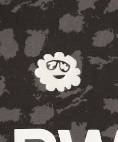 PW CIRCULUS 【WOMEN】【ストレッチ/UVケア】アニマルプリント ロゴ モックネック シャツ