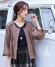 Tiaclasse 【新色追加・洗える】シアーブルゾン