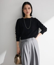 Green Parks パール調ボタン付き２ＷＡＹニットプルオーバー