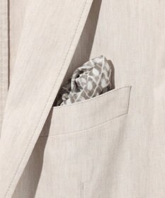 JOSEPH ABBOUD 【清涼/ストレッチ】ストレッチリネンシャンブレー ジャケット